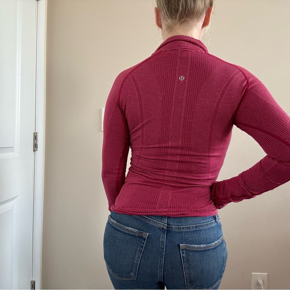 Lululemon Run Swiftly Tech 1/2 Zip Pullover Tonka… - image 2